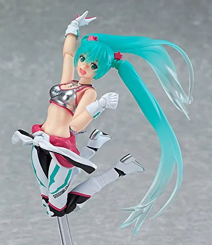 GOOD SMILE Racing - Vocaloid - Hatsune Miku - Figma #233 - EV MIRAI ver., Racing 2013 (Max Factory)ㅤ – Max Factory – ActionFigure Brasil