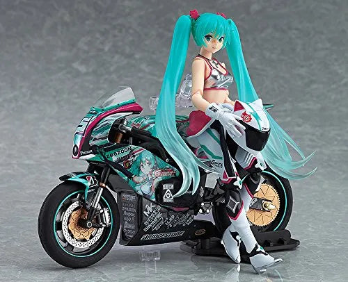 GOOD SMILE Racing - Vocaloid - Hatsune Miku - Figma #233 - EV MIRAI ver., Racing 2013 (Max Factory)ㅤ – Max Factory – ActionFigure Brasil
