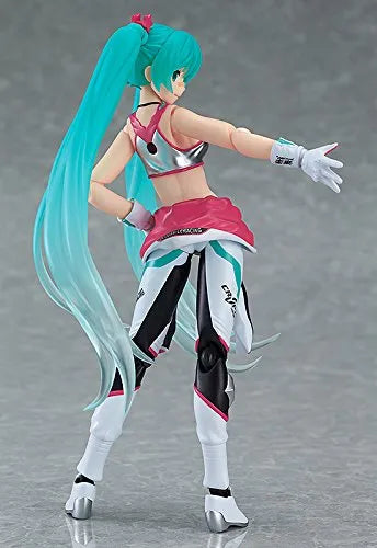 GOOD SMILE Racing - Vocaloid - Hatsune Miku - Figma #233 - EV MIRAI ver., Racing 2013 (Max Factory)ㅤ – Max Factory – ActionFigure Brasil