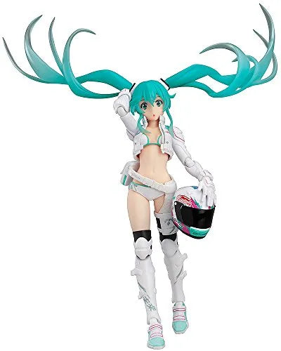 GOOD SMILE Racing - Vocaloid - Hatsune Miku - Figma #250 - EV Mirai ver., Racing 2014 (Max Factory)ㅤ – Max Factory – ActionFigure Brasil