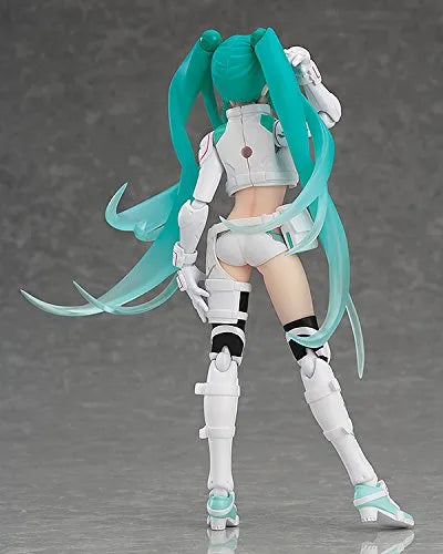 GOOD SMILE Racing - Vocaloid - Hatsune Miku - Figma #250 - EV Mirai ver., Racing 2014 (Max Factory)ㅤ – Max Factory – ActionFigure Brasil — close