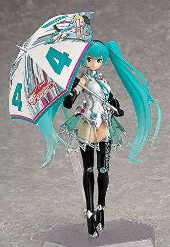GOOD SMILE Racing - Vocaloid - Hatsune Miku - Figma #SP-049 - Racing 2013ㅤ – Max Factory – ActionFigure Brasil