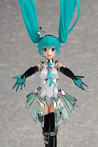 GOOD SMILE Racing - Vocaloid - Hatsune Miku - Figma #SP-049 - Racing 2013ㅤ – Max Factory – ActionFigure Brasil — com base expositora