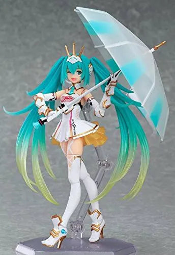 GOOD SMILE Racing - Vocaloid - Hatsune Miku - Figma #SP-060 - Racing 2015ㅤ – Max Factory – ActionFigure Brasil