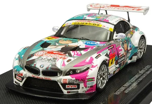 GOOD SMILE Racing - Vocaloid - Hatsune Miku - Itasha - BMW Z4 2011 - 1/43 - Racing 2011 FUJI Champion Ver. (Good Smile Company)ㅤ – Good Smile Company – ActionFigure Brasil