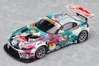 GOOD SMILE Racing - Vocaloid - Hatsune Miku - Itasha - BMW Z4 2011 - 1/43 - Racing 2011 FUJI Champion Ver. (Good Smile Company)ㅤ – Good Smile Company – ActionFigure Brasil — ângulo diferente