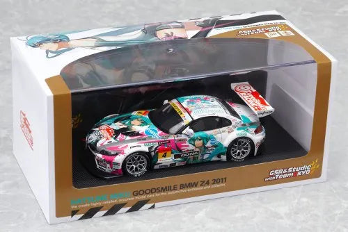 GOOD SMILE Racing - Vocaloid - Hatsune Miku - Itasha - BMW Z4 2011 - 1/43 - Racing 2011 FUJI Champion Ver. (Good Smile Company)ㅤ – Good Smile Company – ActionFigure Brasil