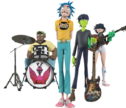 Gorillaz Song Machine Band Full Set – Superplastic – ActionFigure Brasil