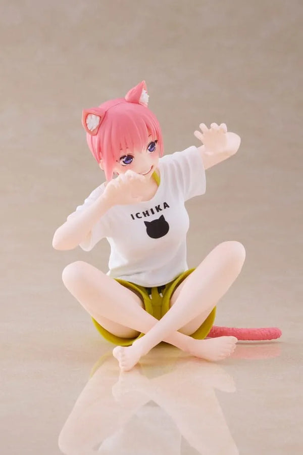 Gotoubun no Hanayome ∬ - Nakano Ichika - Desktop Cute - Cat Room Wear Ver. (Taito)ㅤ – Taito – ActionFigure Brasil