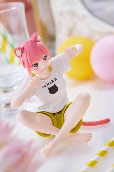 Gotoubun no Hanayome ∬ - Nakano Ichika - Desktop Cute - Cat Room Wear Ver. (Taito)ㅤ – Taito – ActionFigureBrasil — ambientada