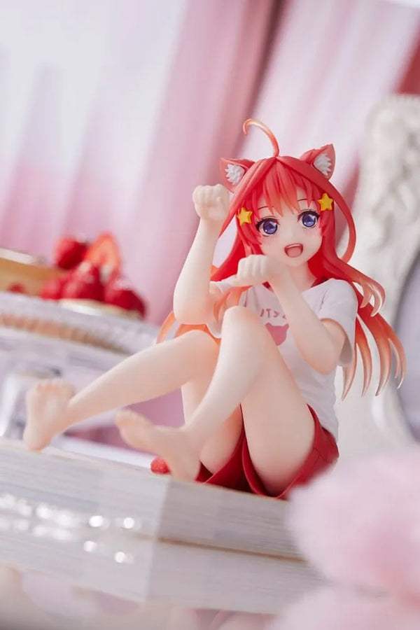 Gotoubun no Hanayome ∬ - Nakano Itsuki - Desktop Cute - Cat room wear ver. (Taito)ㅤ – Taito – ActionFigure Brasil
