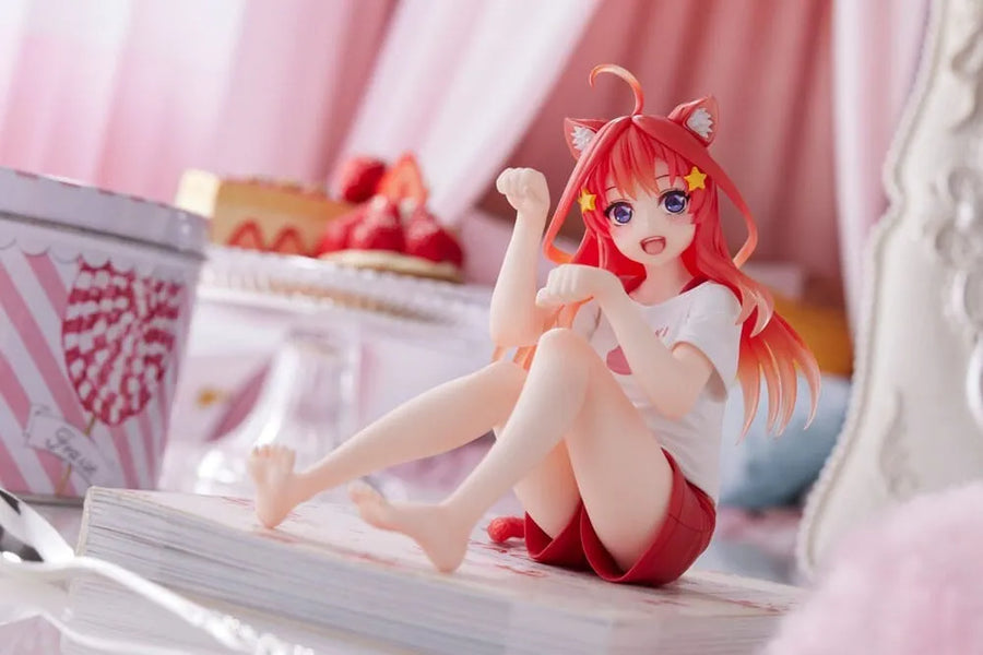 Gotoubun no Hanayome ∬ - Nakano Itsuki - Desktop Cute - Cat room wear ver. (Taito)ㅤ – Taito – ActionFigure Brasil