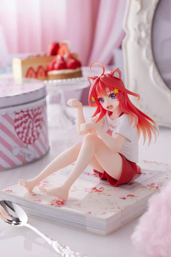 Gotoubun no Hanayome ∬ - Nakano Itsuki - Desktop Cute - Cat room wear ver. (Taito)ㅤ – Taito – ActionFigure Brasil
