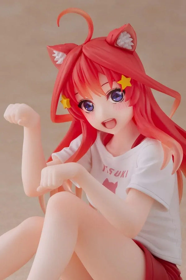 Gotoubun no Hanayome ∬ - Nakano Itsuki - Desktop Cute - Cat room wear ver. (Taito)ㅤ – Taito – ActionFigure Brasil