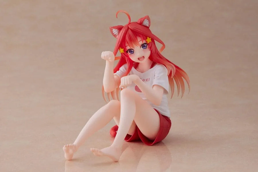 Gotoubun no Hanayome ∬ - Nakano Itsuki - Desktop Cute - Cat room wear ver. (Taito)ㅤ – Taito – ActionFigure Brasil