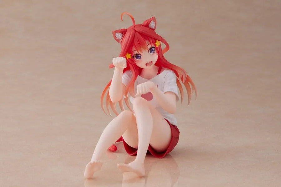 Gotoubun no Hanayome ∬ - Nakano Itsuki - Desktop Cute - Cat room wear ver. (Taito)ㅤ – Taito – ActionFigure Brasil