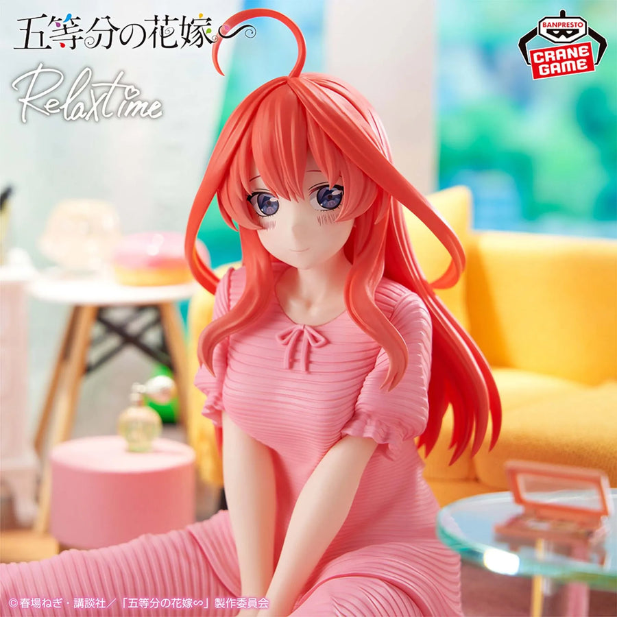 Gotoubun no Hanayome∽ - Nakano Itsuki - Relax Time (Bandai Spirits)ㅤ – Bandai Spirits – ActionFigure Brasil