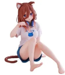 Gotoubun no Hanayome ∬ - Nakano Miku - Desktop Cute - Cat room wear ver. (Taito)ㅤ – Taito – ActionFigure Brasil