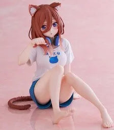 Gotoubun no Hanayome ∬ - Nakano Miku - Desktop Cute - Cat room wear ver. (Taito)ㅤ – Taito – ActionFigure Brasil