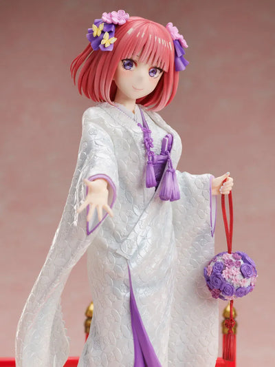 Gotoubun no Hanayome ∬ - Nakano Nino - F:Nex - 1/7 - Shiromuku (FuRyu) [Shop Exclusive]ㅤ – FuRyu – ActionFigure Brasil — com base expositora