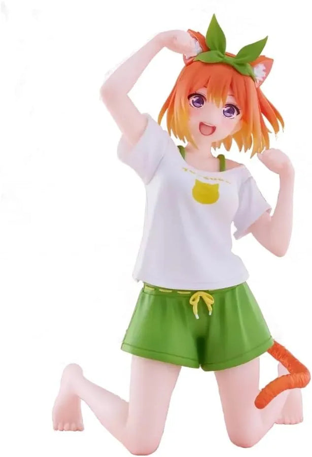 Gotoubun no Hanayome ∬ - Nakano Yotsuba - Desktop Cute - Cat room wear ver. (Taito)ㅤ – Taito – ActionFigure Brasil