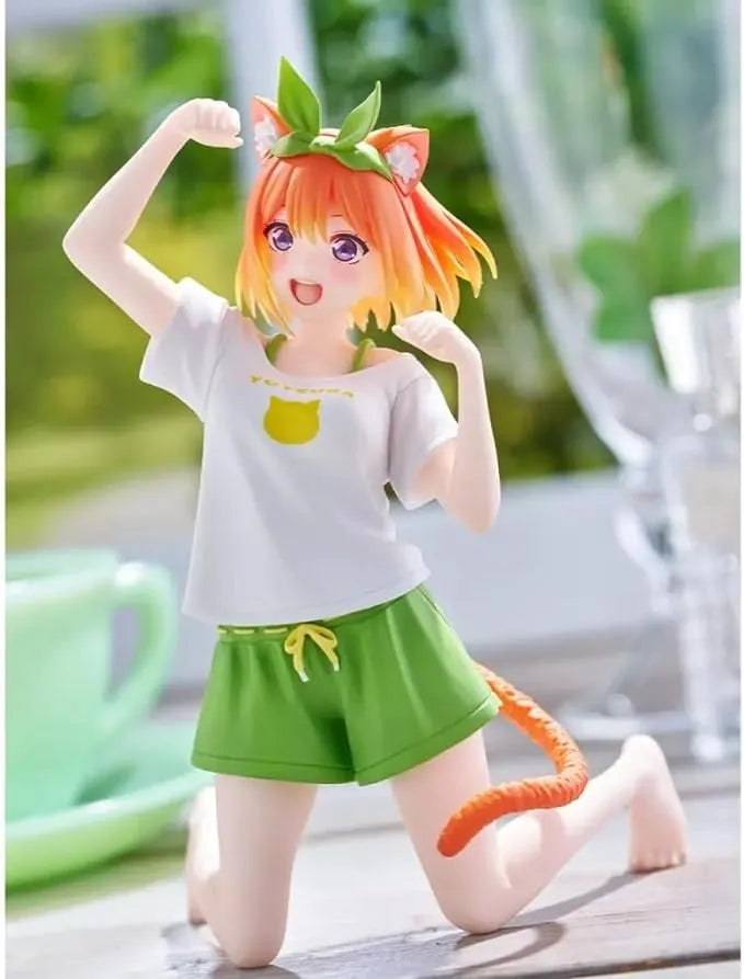 Gotoubun no Hanayome ∬ - Nakano Yotsuba - Desktop Cute - Cat room wear ver. (Taito)ㅤ – Taito – ActionFigure Brasil