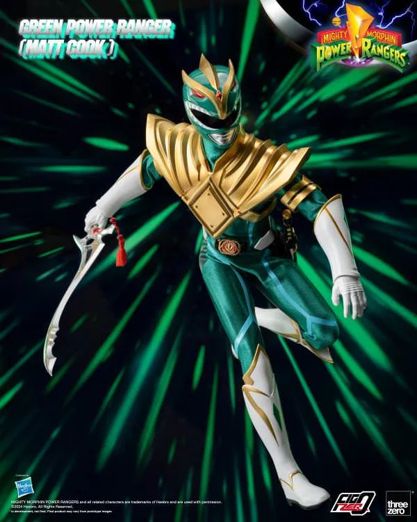 Green Power Ranger (Matt Cook) PX Exclusive - LIMITED EDITION: 500 – Threezero – ActionFigure Brasil
