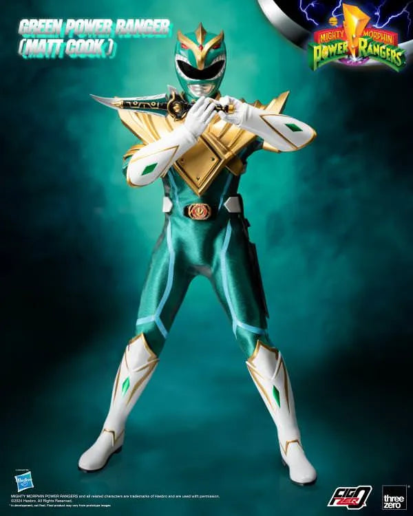 Green Power Ranger (Matt Cook) PX Exclusive - LIMITED EDITION: 500 – Threezero – ActionFigure Brasil
