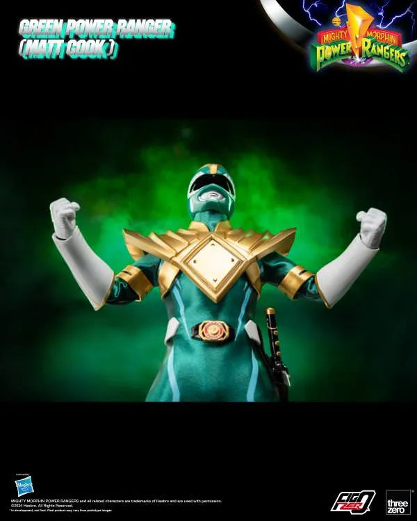 Green Power Ranger (Matt Cook) PX Exclusive - LIMITED EDITION: 500 – Threezero – ActionFigure Brasil