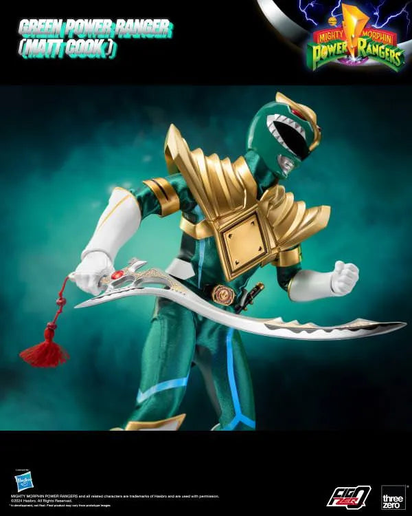 Green Power Ranger (Matt Cook) PX Exclusive - LIMITED EDITION: 500 – Threezero – ActionFigure Brasil
