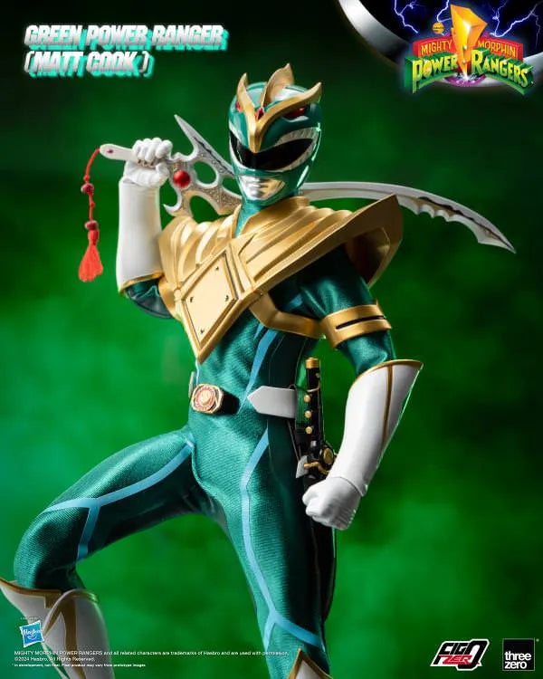 Green Power Ranger (Matt Cook) PX Exclusive - LIMITED EDITION: 500 – Threezero – ActionFigure Brasil