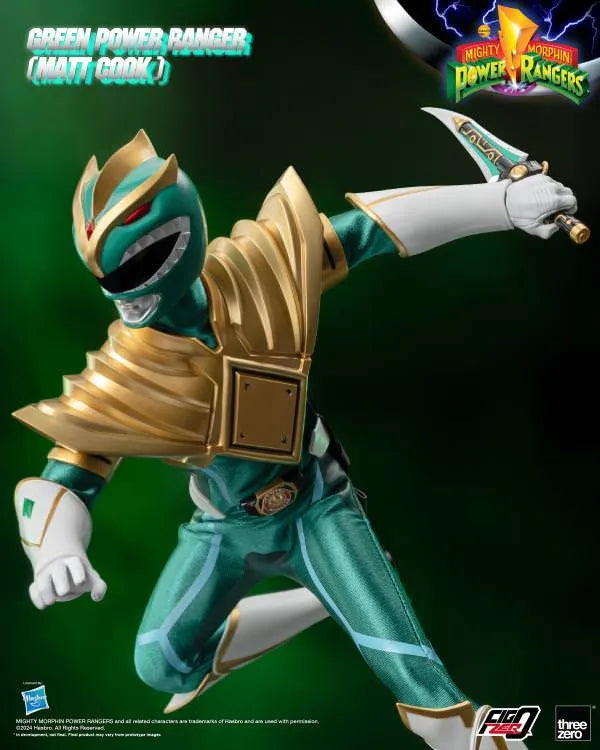 Green Power Ranger (Matt Cook) PX Exclusive - LIMITED EDITION: 500 – Threezero – ActionFigure Brasil