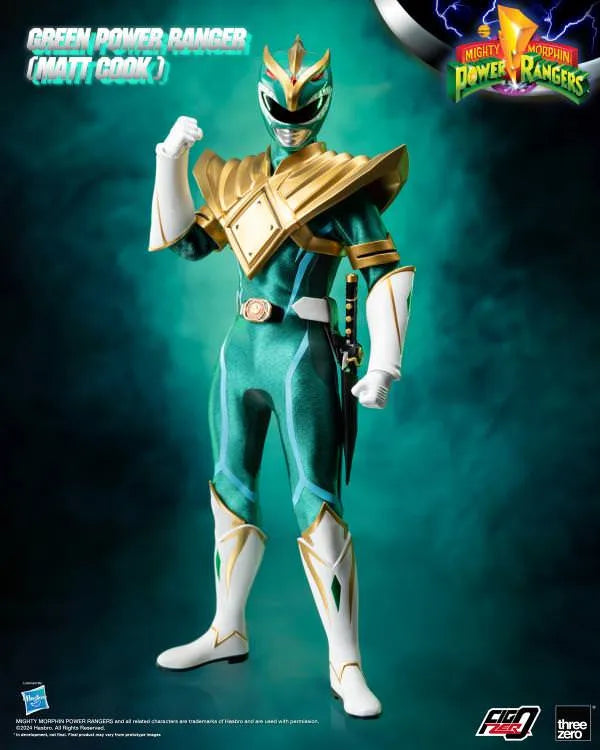 Green Power Ranger (Matt Cook) PX Exclusive - LIMITED EDITION: 500 – Threezero – ActionFigure Brasil