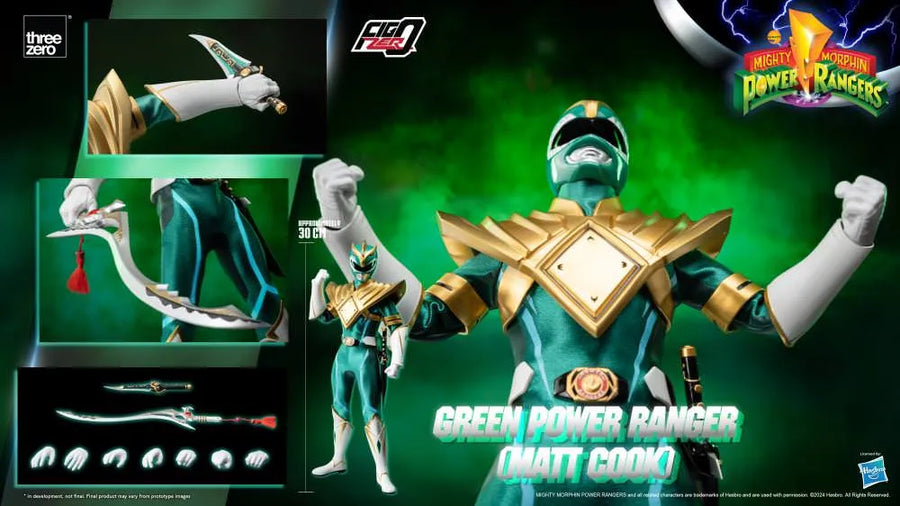 Green Power Ranger (Matt Cook) PX Exclusive - LIMITED EDITION: 500 – Threezero – ActionFigure Brasil