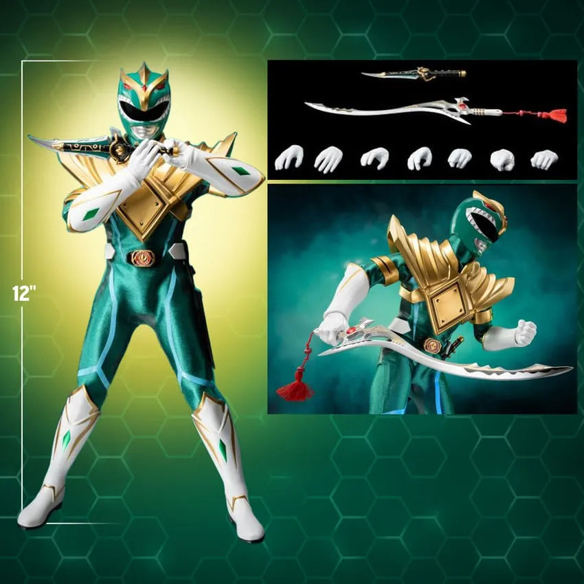 Green Power Ranger (Matt Cook) PX Exclusive - LIMITED EDITION: 500 – Threezero – ActionFigure Brasil