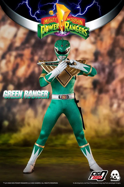 Green Ranger – Threezero – ActionFigure Brasil — com base expositora