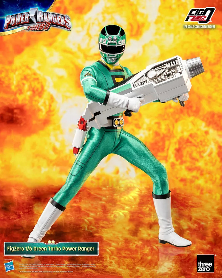 Green Turbo Power Ranger – Threezero – ActionFigure Brasil
