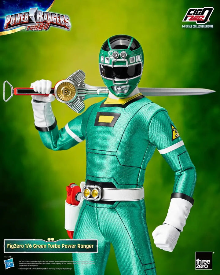 Green Turbo Power Ranger – Threezero – ActionFigure Brasil