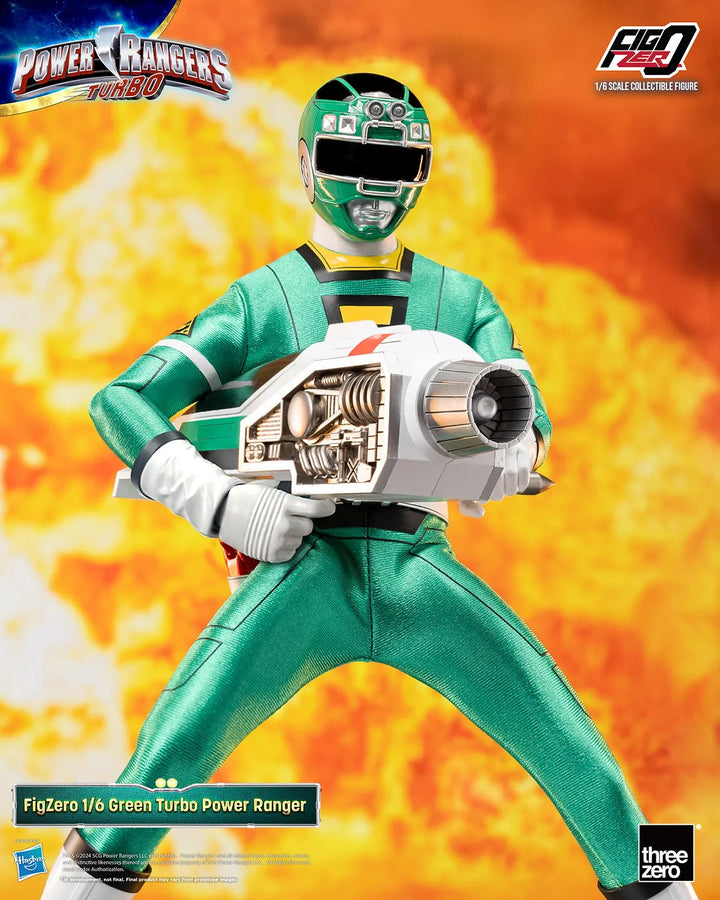 Green Turbo Power Ranger – Threezero – ActionFigure Brasil