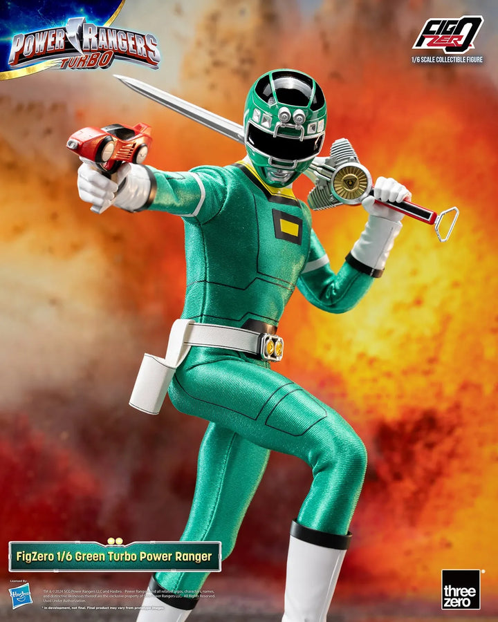 Green Turbo Power Ranger – Threezero – ActionFigure Brasil