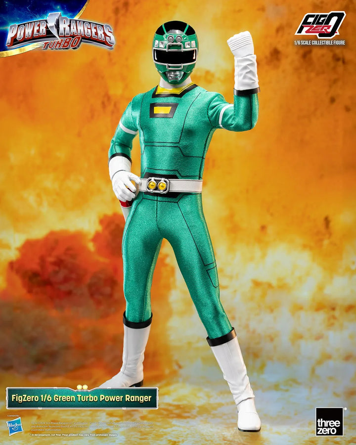Green Turbo Power Ranger – Threezero – ActionFigure Brasil