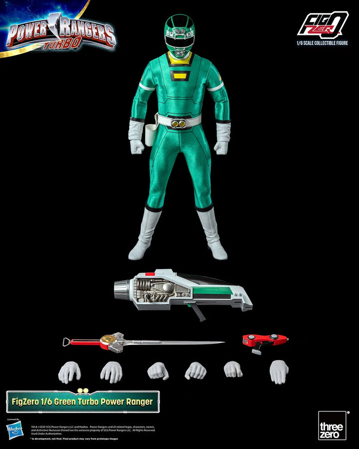 Green Turbo Power Ranger – Threezero – ActionFigure Brasil