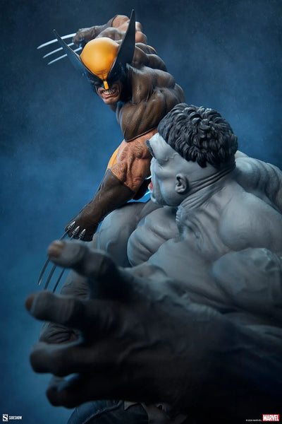 Grey Hulk vs Wolverine - LIMITED EDITION: 1000 – Sideshow Collectibles – ActionFigure Brasil