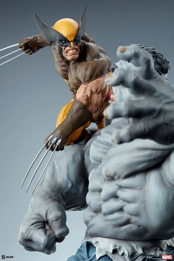 Grey Hulk vs Wolverine - LIMITED EDITION: 1000 – Sideshow Collectibles – ActionFigure Brasil