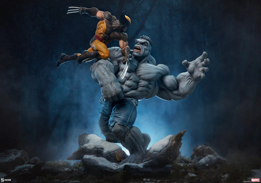 Grey Hulk vs Wolverine - LIMITED EDITION: 1000 – Sideshow Collectibles – ActionFigure Brasil