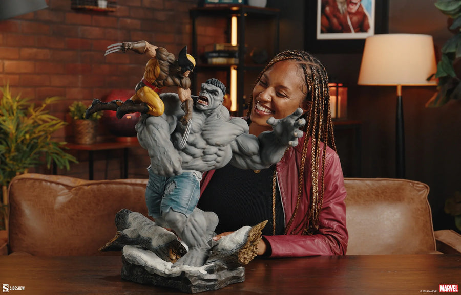 Grey Hulk vs Wolverine - LIMITED EDITION: 1000 – Sideshow Collectibles – ActionFigure Brasil