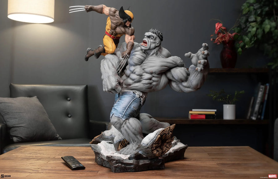 Grey Hulk vs Wolverine - LIMITED EDITION: 1000 – Sideshow Collectibles – ActionFigure Brasil