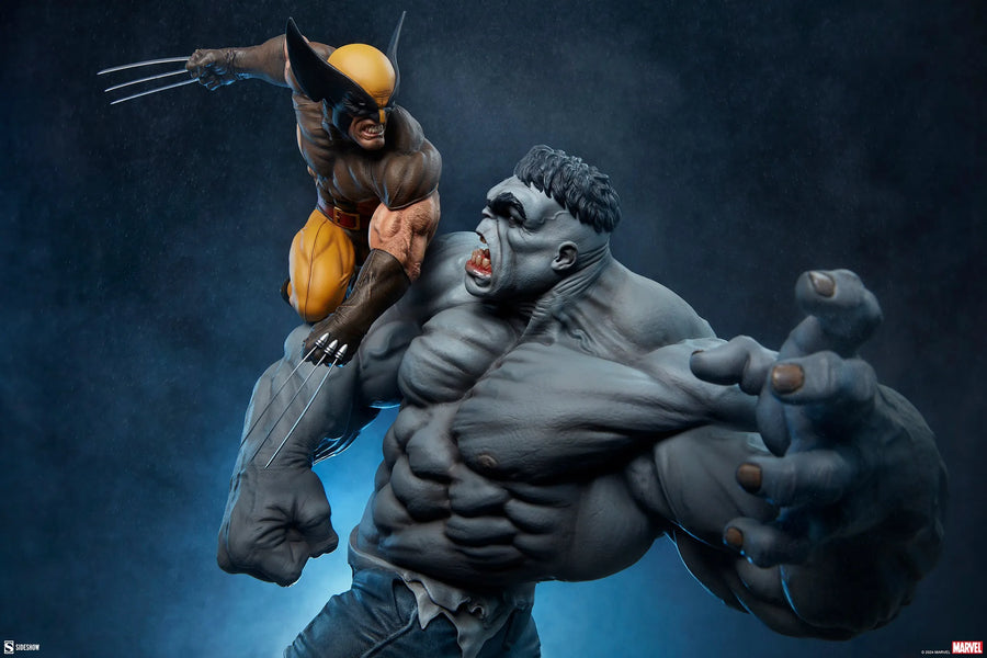 Grey Hulk vs Wolverine - LIMITED EDITION: 1000 – Sideshow Collectibles – ActionFigure Brasil