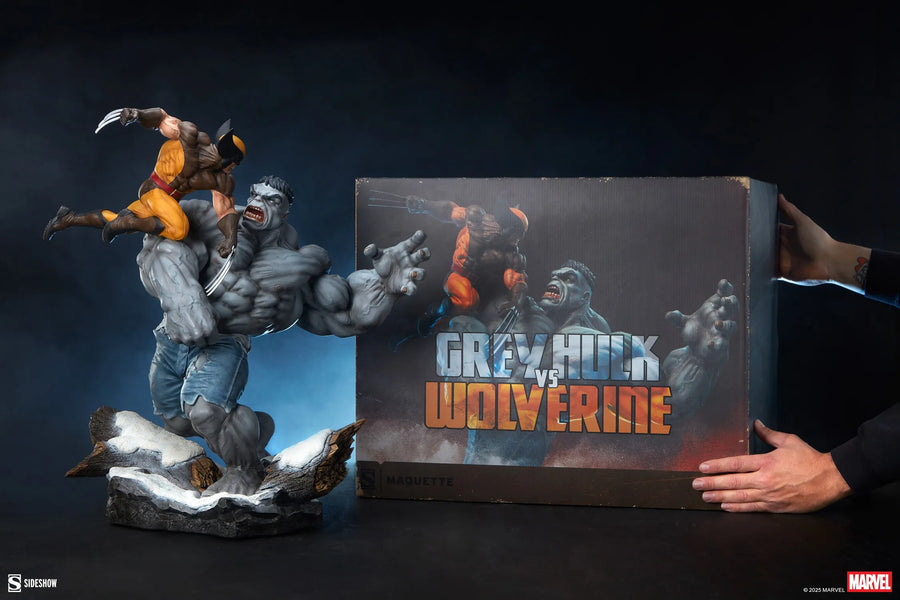 Grey Hulk vs Wolverine - LIMITED EDITION: 1000 – Sideshow Collectibles – ActionFigure Brasil