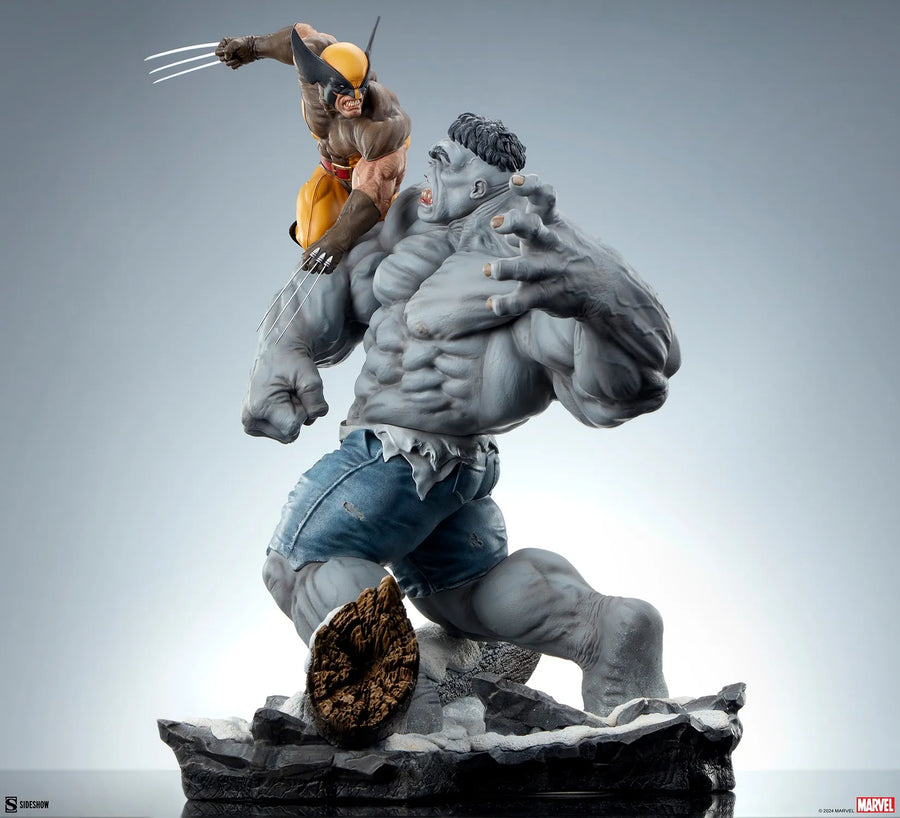 Grey Hulk vs Wolverine - LIMITED EDITION: 1000 – Sideshow Collectibles – ActionFigure Brasil